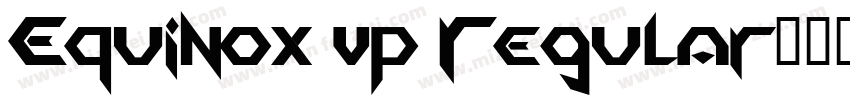 Equinox vp Regular字体转换